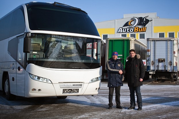 Автобус для футболистов